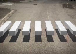 Cidade da Islândia aposta em faixa de pedestre 3D para evitar acidentes